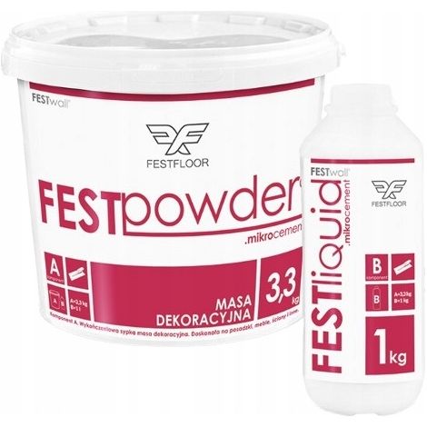 FESTWALL 4,3 kg - Mikrozement für Wände (1/3)
