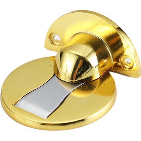 Door Stopper - Floor Mount Invisible Door Stop with 3M Adhesive - No Drilling Required for Home Office Bedroom Bathroom (1/5)