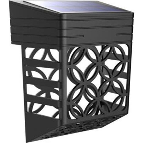 Lampe Solaire Exterieur Jardin, 1Pièces Étanche Lumière Solaire Exterieur, Éclairage Mural D'extérieur pour Portails, Clôtures, Murs, Décoration de Jardin et Éclairage pour Chemins (1/4)