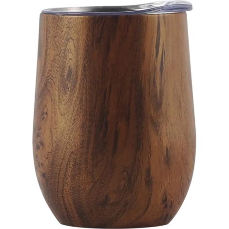 Tasse isotherme à vin rouge en acier inoxydable à double vide, style coquille d'œuf (1/5)