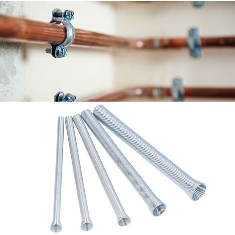 pièces pour tuyaux en cuivre, aluminium et acier à paroi mince, cintreuses de fil PVC, cintreuses de conduits à ressort, outils de plomberie 5/8", 1/2", 3/8", 5/16", 1/4". (1/5)