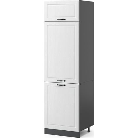 Armadio frigorifero R-Line, Bianco casa di campagna, 60 cm, Vicco