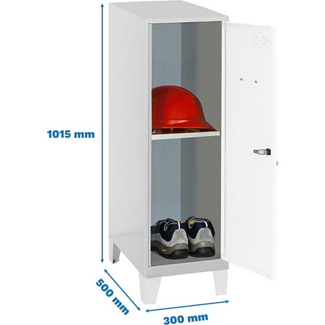 Simonrack Mini Metallschrank grau und weiß 1015x300x500 mm