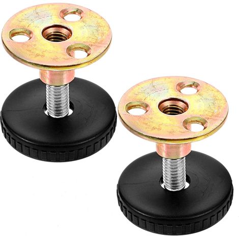 Pied de Meuble Réglable en Métal Inoxydable, Hauteur 33-40 Mm, Petit Format, 1 Pièce, Pied Surélevé pour Table, Lit, Armoire et Chaise, Accessoire Multifonction pour Mobilier (1/5)
