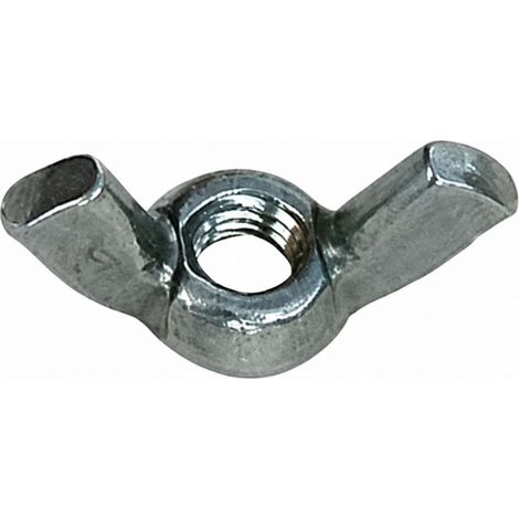 Ecrou à oreilles en inox A4 diamètre 6mm, 4 pièces.