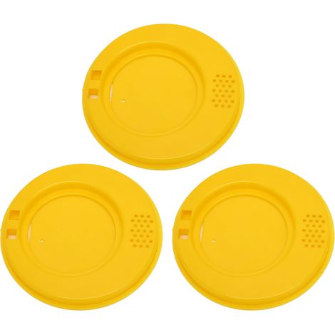 Set mit 3 runden, deutschen Bienenstockeingängen aus Kunststoff für Honigwaben und Imkerwerkzeuge (1/5)