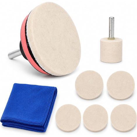 Kit Polissage Verre, Efface Rayure pare Brise, Kits Polissage Voiture en Polish, pour Nettoyage en Profondeur (1/5)