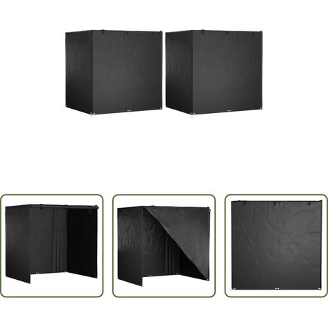 Schaukelbankabdeckung -  Abdeckungen für Schaukelbank 2 Stk. 12 Ösen 220x177x220 cm (1/5)
