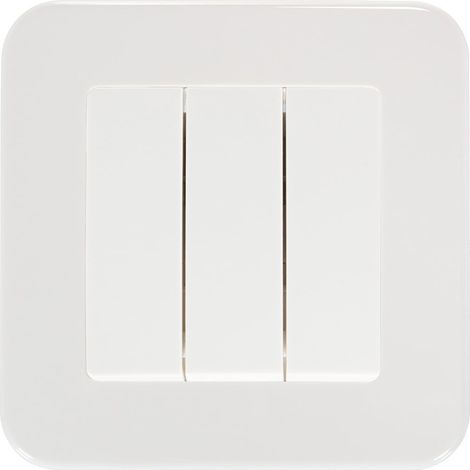 Interruptor Triple Classic Blanco (1/4)