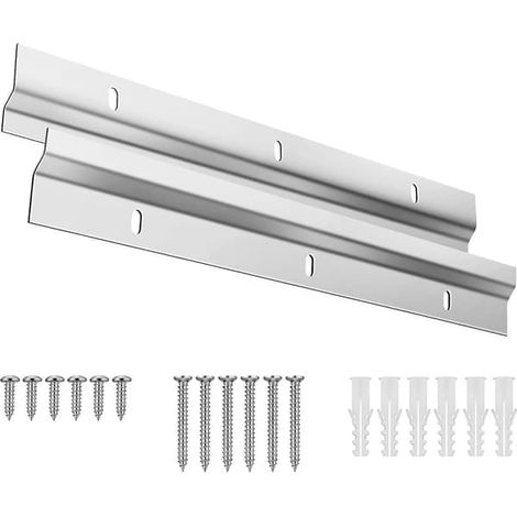 Staffe per cornici decorative in stile francese, kit di montaggio a parete a forma di Z (2 pezzi) per appendere quadri - AquaForge (1/5)