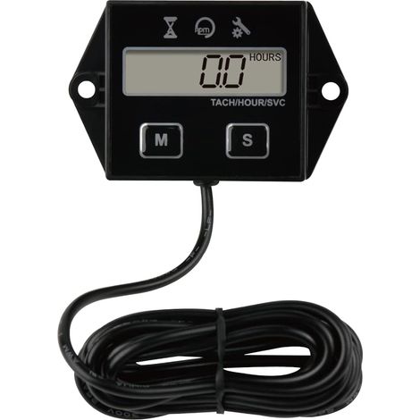Atelier, Compteur Horaire Numérique, pour Tondeuse, Tracteur, Générateur, Compresseur, Marine, Moto, Dirt Bike, Maintenance (1/5)