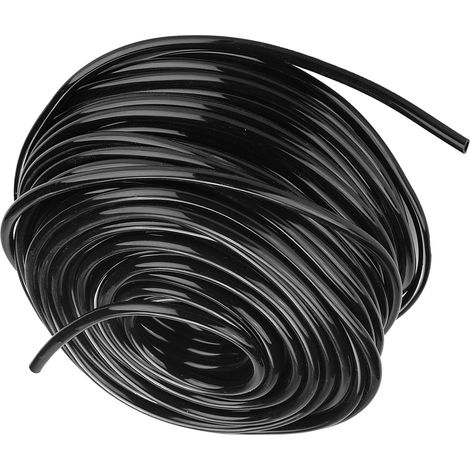 Tuyau d'irrigation d'eau de jardin de pelouse d'agriculture industrielle flexible et robuste en plastique PVC (50 m)
