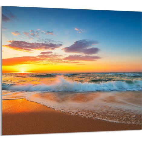 PANNELLO IN VETRO PER CUCINA 65x60 Mare (1/5)