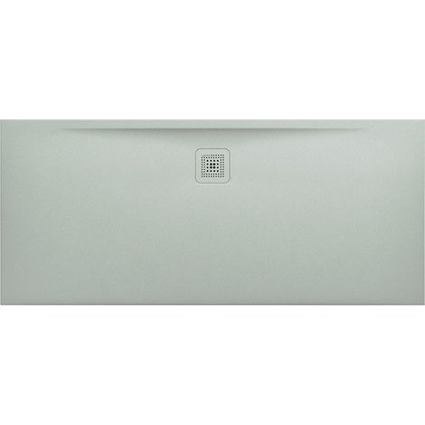 Receveur de douche LAUFEN PRO, rectangulaire, écoulement latéral long, 1600 x 700 x 32 mm, gris clair LAUFEN