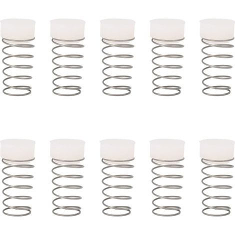 BRAVIX 10PCS Clapet anti-retour à ressort, matériau en caoutchouc bon clapet anti-retour de remplacement longue durée de vie pour les compresseurs d'air (1/5)