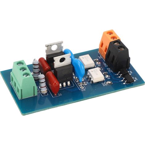 2-Kanal-Relais-SSR-Modul, kontaktlose optoelektronische Trennung, RC-Schutz, SPS-Verstärkerplatine, AC 8–230 V (1/5)