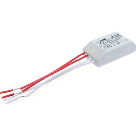 Transformateur 40 W 12 V pour lampe halogène LED, alimentation, adaptateur électronique neuf blanc (1/5)