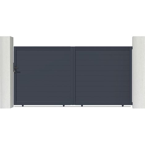 Puerta corredera de aluminio soldado 3,5m EIGER 350 x 180 cm