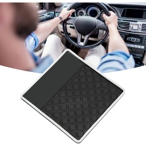 Accessoires intérieurs de voiture, tapis antidérapant pour tableau de bord, 12 x 12,5 cm. Idéal pour y poser des porte-parfums. (1/5)