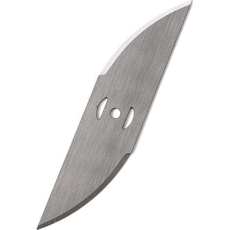 Verdickte Ersatzklingenlänge 150 mm 2 Stück Rasenmäher-Ersatzklingen Φ5 mm Loch Metallkantenschneider-Ersatzklingen