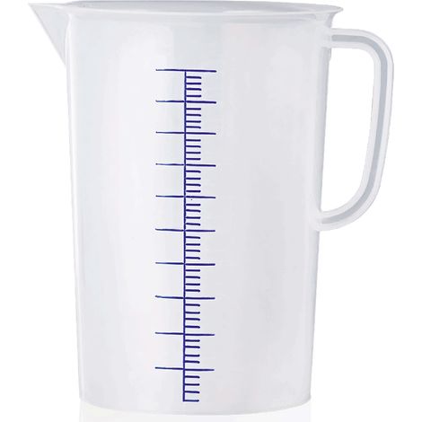 Pichet gradué Ø 16,2 cm 3 ltr graduation 100 ml polypropylène - Was Germany