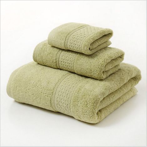 1 pièce Serviette carrée, coton, 45 g, pour bain voyage hôtel maison (1/5)