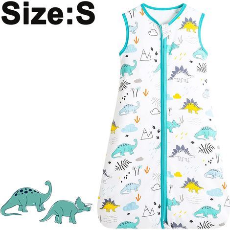 Sommer-Babyschlafsack, verstellbar von 70 bis 90 cm, für Neugeborene von 0 bis 48 Monaten (Größe S, Modell C). Ganzjahres-Babyschlafsack. (1/5)