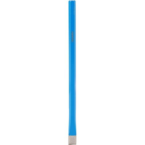 Burin de maçon plat 150 mm en acier allié chrome vanadium, ciseau à maçonnerie pour brique et béton (1/5)