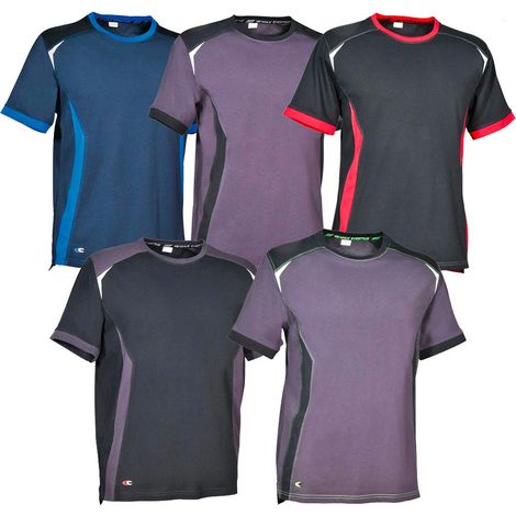 T-shirt da lavoro Cofra Alderton - S - Blu (1/5)