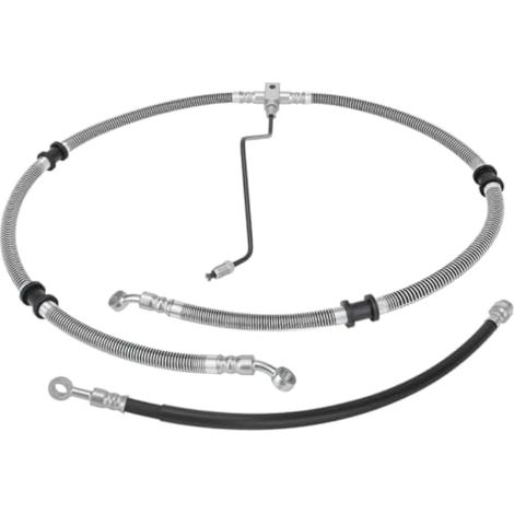 Kit durites frein avant compatible Yamaha Kodiak 400 450 Grizzly 350 400 450 Bruin 350 Auto 2x4 4x4 2003-2014 (1/4)