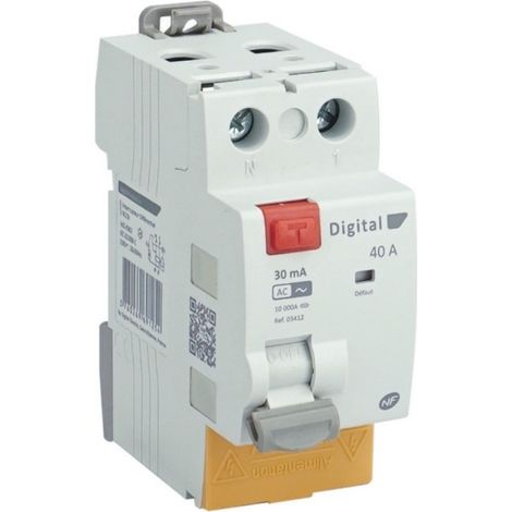 Interrupteur Différentiel 2x80A/30mA Type AC - Digital electric 03416