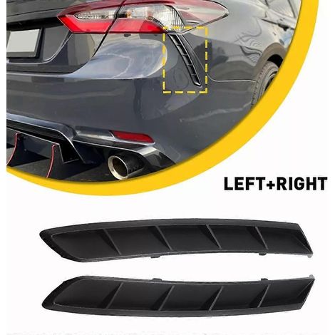 2 pièces POUR TOYOTA CAMRY 2018-2023 : MOULURE D'EXTENSION DE PARE-CHOCS ARRIÈRE (GAUCHE ET DROITE) (1/4)
