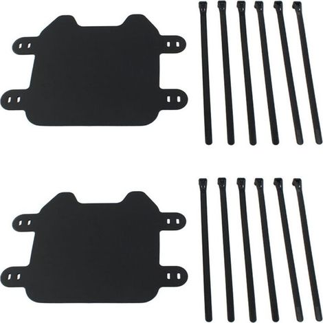 Due copri targa anteriori per moto da motocross, endurance, mud bike e superbike Sur-Ron Light Bee X Parts.