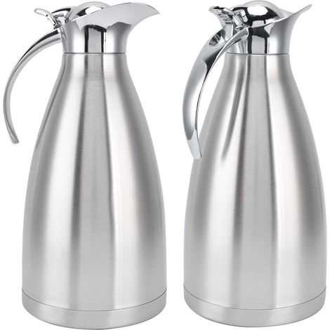Vakuum-Wasserkocher aus Edelstahl, tragbar, wärmeisolierend, für den Haushalt, Kaltwasser- und Heißwasserbehälter, 1,5 l (1/5)