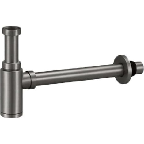 Stainless Steel 304 Bottle Siphon, Wall-Mounted Odor-Proof Design, G1-1/4 Interface, For Bathroom Sink (1/5)