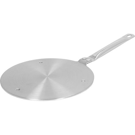 Plaque diffuseuse de chaleur pour induction avec poignée, adaptateur 20 cm pour cuisinière à induction, convertisseur de chaleur 19.5cm