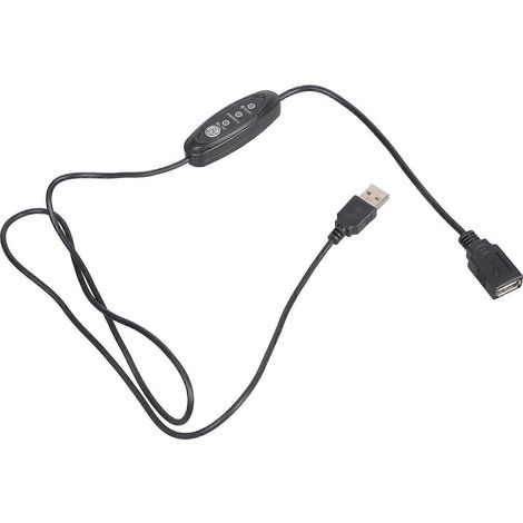 3-stufig einstellbarer USB-Lüfterregler, 1 m Kabel, 5 V/3 A Ausgang, für Desktop-Kühlzubehör, mehrfarbig