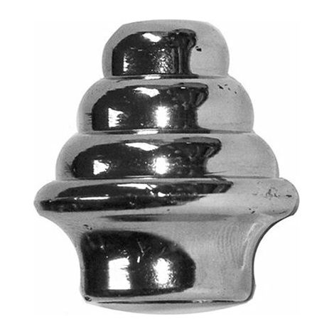 FPLUS terminal barra armario 12 mm cromo 1202201 , terminal barra armario 12 mm cromo 1202201
