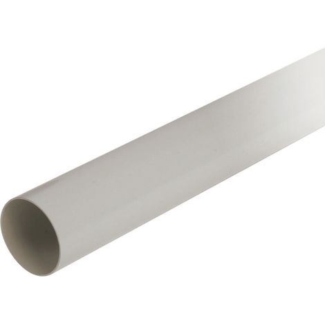 Tubo pluviale nicoll td100 pvc 4m 100mm leggero opaco