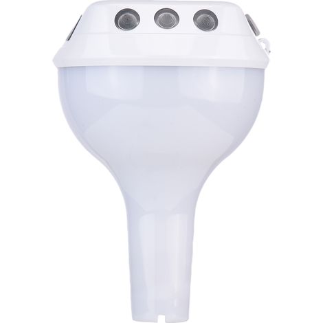 Thermomètre de piscine solaire avec éclairage d'ambiance RVB, capteur de température de piscine, lumière flottante RVB, moniteur intérieur de température et d'humidité, minuterie 60-360 min, verrouill (1/5)