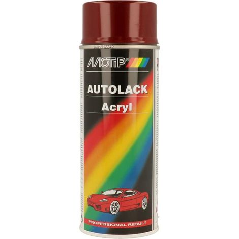 PEINTURE ACRYLIQUE KOMPAKT 51662 ROUGE METALLISE 400ML MOTIP