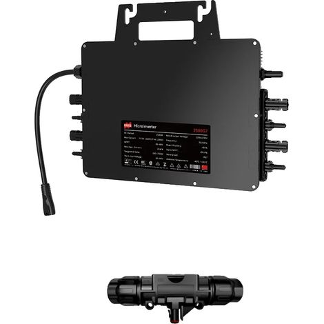Micro-onduleur solaire, entrée pour 4 panneaux, connectivité Wi-Fi, 2500W G7, 26-60V (1/2)