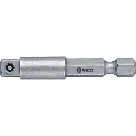 Tige d'outils (element de liaison) WERA 3/8" 4 pans x 1/4" 6 pans longueur 50mm (1/2)