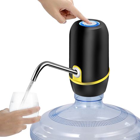 Distributeur De Bouteille D Eau - Pompe Electrique USB Pour Bidon De 5 Gallons - Portable Pour Camping Et Voyages - 1 Unite (1/5)