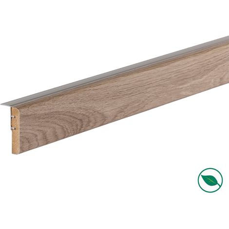 Forestea – Profilé de transition rénovation escalier stratifié 1300 x 56 x 12 mm – Pour bois dur – PEFC 70% – Finition esthétique