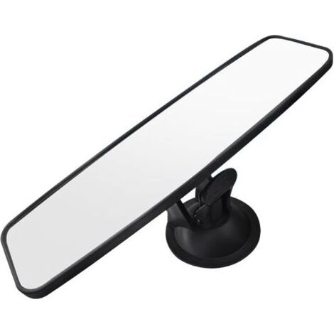 Rétroviseur avec ventouse,rétroviseur anti-éblouissement pour moniteur de conduite,rétroviseurs intérieurs universels pour voiture avec rétroviseur intérieur convexe grand angle pour voiture,24cm (1/4)