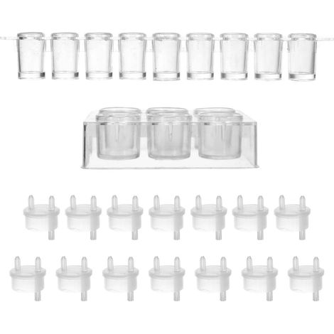 Plaque Multipuits Plastique Multifonctionnelle 17pcs, 6 et 9 Puits, Fond Plat et Rond, Outil de Laboratoire Adapté aux Instruments Courants (1/5)