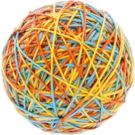Jouets à balles colorées avec hochet pour chats