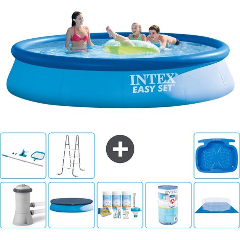 Intex Piscine Easy Set Ronde - 396x84 cm - 9-pièces S31107 (1/5)