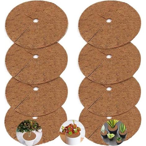 8 Pièces Tapis Plantes Disque,Tapis de Désherbage des Plantes,Tapis de Protection pour Plantes 20cm (1/5)
